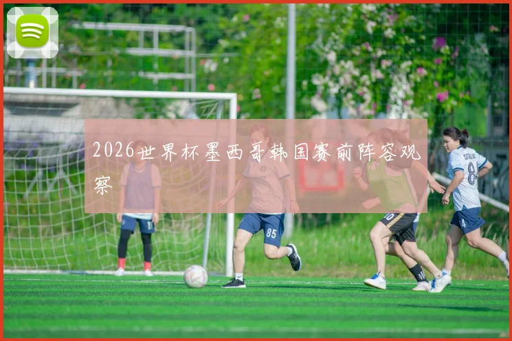 2026世界杯墨西哥韩国赛前阵容观察